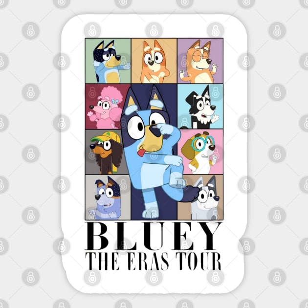 Bluey Tour Sticker by GapiKenterKali